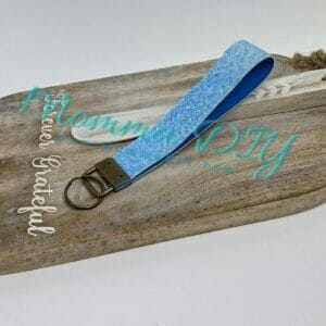 Blue Wristlet Keychain