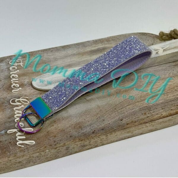 Purple Wristlet Keychain